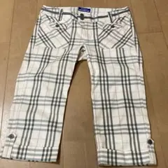 【美品】 BURBERRY BLUE LABEL パンツ　7部丈　36 Sサイズ