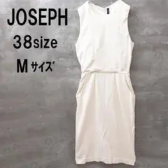 ジョゼフ JOSEPH ノースリーブワンピース 38サイズ(M） アイボリー