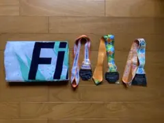 仙台ハーフマラソンの記念品タオル＆みやぎ復興マラソンの記念メダル