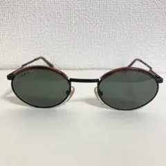 S93　眼鏡 メガネ　度なし　DKNY　SYCAMORE　フルリム　レトロ