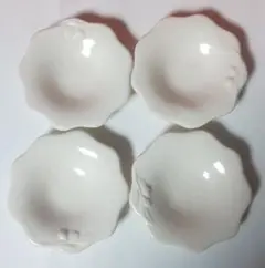 陶器 小皿 4枚セット 昭和レトロ