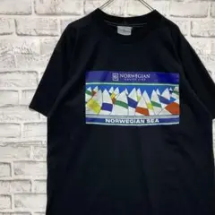 USA製90sヴィンテージTシャツ！シングルステッチ　ブラック半袖古着2XL23