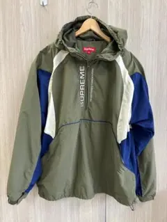SUPREME PANELED HALF ZIP PULLOVER 22AW