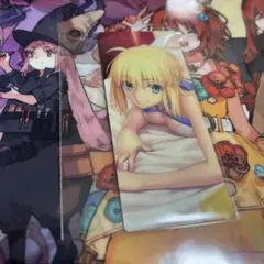 Fate 最終再臨展　編成画面風カード　アルトリア　アーチャー　水着