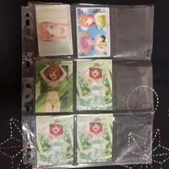 五等分の花嫁 ウエハース 四葉 5枚+1枚セット