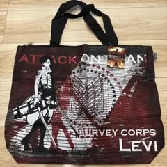 進撃の巨人　トートバッグ　リヴァイ