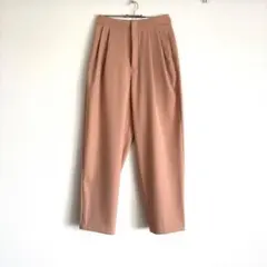 美品　IÉNA ピンク ツータックテーパードパンツ