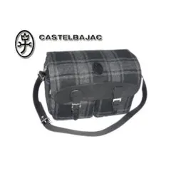 23903-129【CASTELBAJAC】ショルダーバッグ ブラックチェック