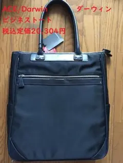 ACE ダーウィン ビジネスバッグ 黒 男女兼用 トートバッグ 入社 就活
