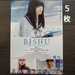 映画　BISHU 世界でいちばん優しい服　チラシ　フライヤー　５枚