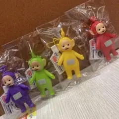 テレタビーズ エッオー！ミニソフビフィギュア ボールチェーン コンプリート4ヶ