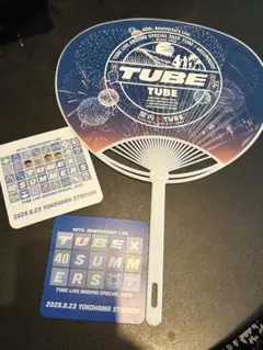 TUBE 40周年 記念 限定 うちわ　コースター