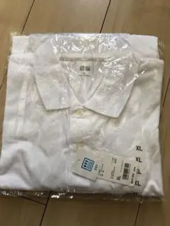 新品 ユニクロ ドライカノコ ポロシャツ XLサイズ ホワイト 白