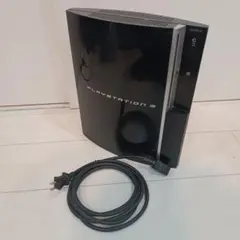 【ジャンク】PlayStation 3 ◆本体/ブラック/電源ケーブル付属