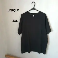 ユニクロ ブラック Tシャツ 3XL
