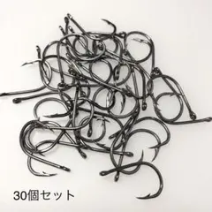 釣り用品 穴空き釣り針 30個セット