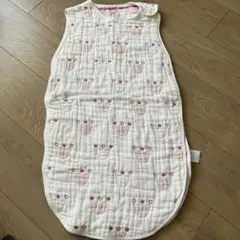 コットン製ピンク顔スリーパー 45×80センチ