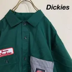 Dickies ディッキーズ ワークシャツ モスグリーン