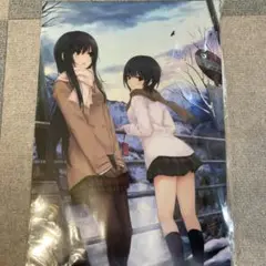 絵師100人展 vol.06珈琲貴族 「いつもと違う夕陽」 A3 クリアポスター