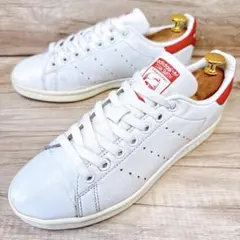adidas アディダス スタンスミス スニーカー ホワイト レッド 24.0