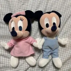【値下げ】ベビー　ミッキー ミニー ぬいぐるみ セット