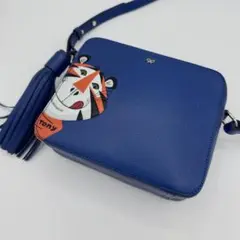 激レア希少美品アニヤハインドマーチケロッグコラボ　トニー　ショルダーバッグブルー 激レア希少美品アニヤハインドマーチケロッグコラボ トニー