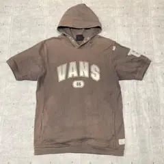 VANS 半袖スウェット パーカー ビッグロゴ ストリート SK8 ヴァンズ