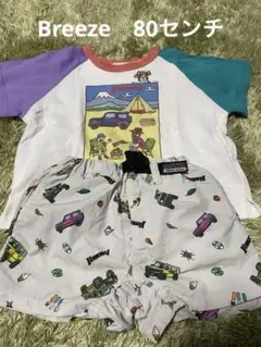 Breeze Tシャツ ハーフパンツセット　ジムニー柄　80センチ　ブリーズ