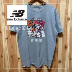【海外製】NEW　BALANCE☆ニューバランス　ビッグシルエット　プリントT