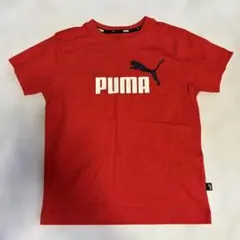 PUMA プーマ Tシャツ レッド ロゴあり 130cm 未使用 即日発送