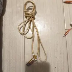 ゴールド USB-A to microUSBケーブル 1.5m