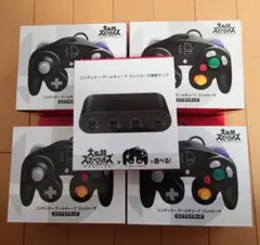 【新品未開封】ニンテンドーゲームキューブコントローラー4個&接続タップ