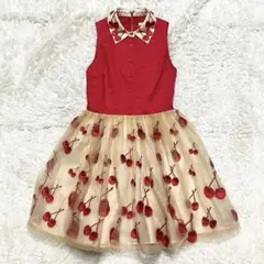 Alice + Olivia Cherry Pouf dress チェリー柄