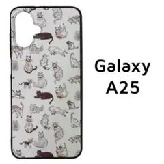 Galaxy A25 5G ケース カバー 猫 イラスト G-1