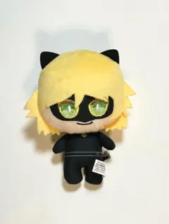 ミラキュラス　レディバグ＆シャノワール　デフォルメぬいぐるみ　シャノワール
