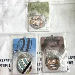 ONE PIECE ワンピース　缶バッジ＆特製ホルダー　シリュウ　レイリー