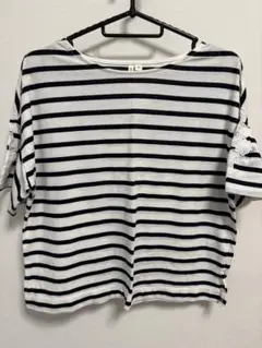 ストライプ柄 半袖Tシャツ Mサイズ