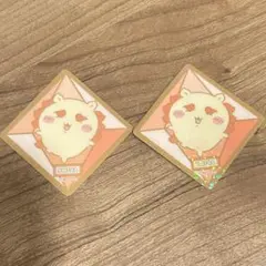 ちいかわ キラキラダイカットステッカー付きグミ シーサー×2