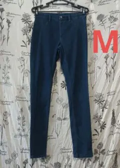 398 UNIQLO インディゴブルー スキニーデニムパンツ