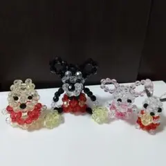 アクリルビーズ ミッキーセット