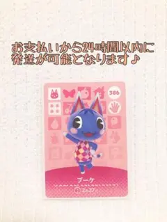 未使用.あつ森amiiboカード.ブーケ