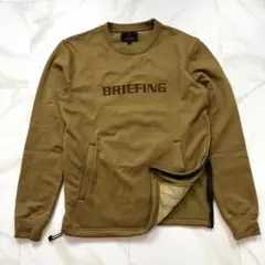 【良品✨】BRIEFING スニード トレーナー ロゴ GOLF ブラウン