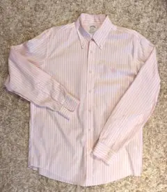 Brooks Brothers Regent Fit ピンクストライプシャツ
