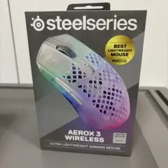 新品　SteelSeries ゲーミングマウス　クリア　透明