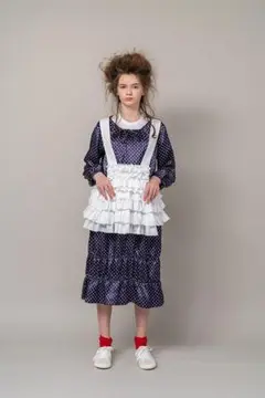 COMME des GARCONS GIRL フリルギンガムチェックエプロンM Fullress on X: 