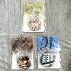 ONE PIECE ワンピース　缶バッジ＆特製ホルダー　シリュウ　レイリー