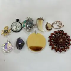 アクセサリー チャーム ペンダントトップ まとめ売り 10点