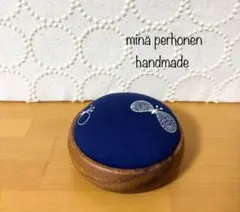 ミナペルホネン 大きな ウッドボール ピンクッション ちょうちょ ２匹 ⑩