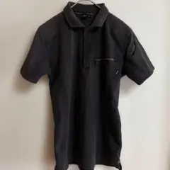 【TS DESIGN 】綿40% ポロシャツ ブラック ￼通気性　ワークシャツ