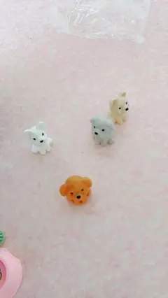 犬の形 マグネットセット 4個